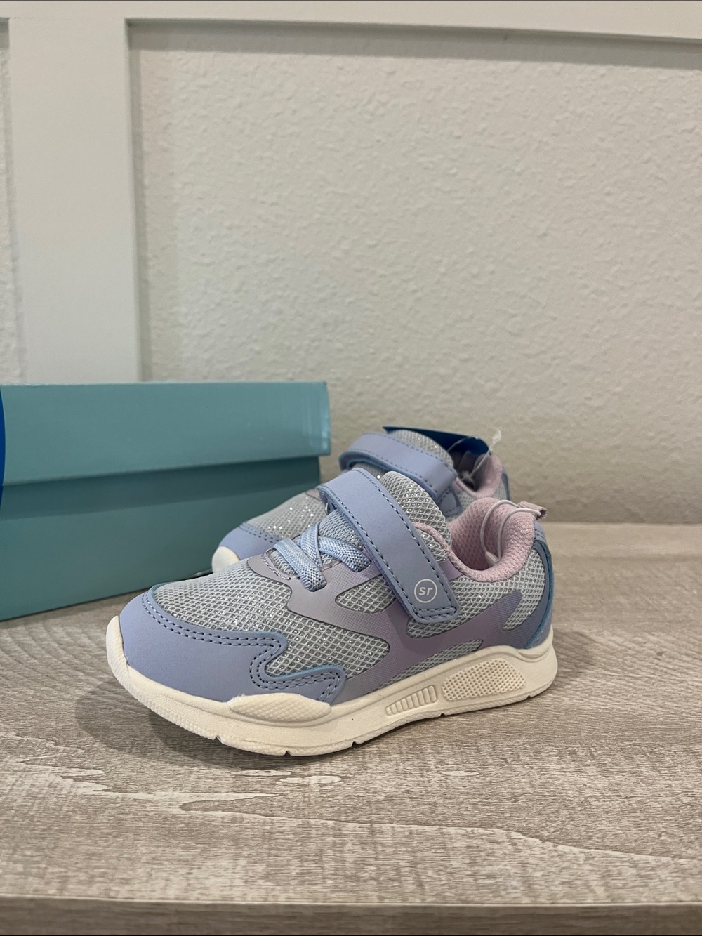 Stride Rite Girls Lavender and Pink Athletic Sneakers